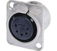 Neutrik Nickel NC5FD L-1 5 Pole XLR Chassis Connector. Polybag