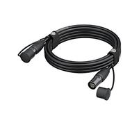 Neutrik NKE5E-E1E1-M0005 RJ45 Network cable black 0.5m 1 piece