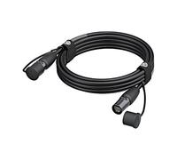 Neutrik NKE5E-E1E1-M0020 RJ45 Network cable black 2 m patch cable