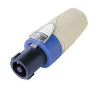 Neutrik NL4FX Standard 4 Pole Speakon Cable Connector with White Colour Code