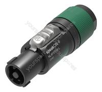 Neutrik | NL4FXX-W-S Speakon 4-Pole Cable Connector | Cable dimensions 10-16mm