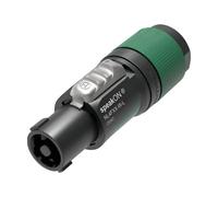 Neutrik NL4FXX-W-L Speakon Connector 4-Pin Black-Green 1pc 10-16mm