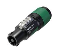 Neutrik NL4FXX-W-S Audio Jack 4-Pin Speakon Connector Black-Green 1pc