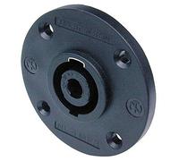 Neutrik NL4MPR - Black 4-Pole Speakon Female Connector - 4 Pin - Indoor/Outdoor - Speaker Amplifier Compatible - Connecting Speakers to Amplifiers