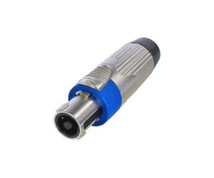 Neutrik NLT4FX Metal 4 Pole Female Speakon Connector. Tour Grade Speaker Plug
