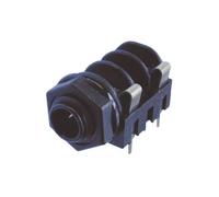 Neutrik NMJ4HFD2 6.35mm Switched Mono Chassis Socket With PCB Pins