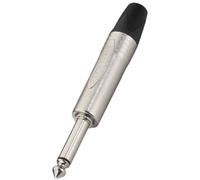 Neutrik NP-2 x -6.3mm Jack Plug Nickel Plated Mono 2 Pieces