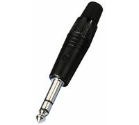 Neutrik NP-3 X Bagp 6.3 Mm Stereo Jack Black Cable Up To Ø 4-7 Mm