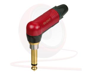 Neutrik NP2RX-AU 1/4" SILENT Mono Angled Jack Plug Connector. Muting Switch