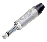 Neutrik NP2X 6.3mm Jack Mono Plug, Silver, 1.0 cm*4.0 cm*4.0 cm