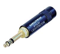 Neutrik NP3CM-B Audio Jack Plug 5.23 mm MIL Design Stereo Black 3 Pins
