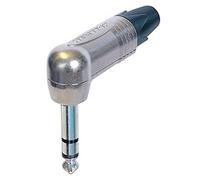 Neutrik NP3RX 6.35mm Right Angled 6.35mm Stereo Jack plug, Silver, 60.0 mm*15.0 mm*75.0 mm
