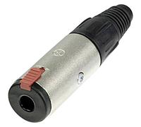 Neutrik NP3TB-B Plug 6.35mm Stereo 3-Pin B-Gauge Black 1 piece Pro...