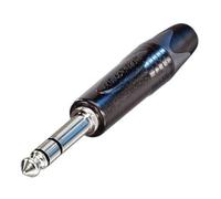 Neutrik NP3X-BAG 6.3mm Jack Plug Stereo - Black, One Size