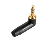 Neutrik NTP3RC-B Right Angled Metal Stereo Jack Plug,Black,3.5 mm