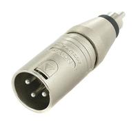 Neutrik NTR-NA2MPMM - Adapter for cable, XLR, RCA Cable (Silver)