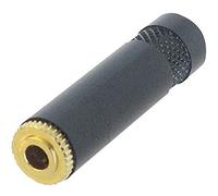 Neutrik NYS240BG 3.5 mm Stereo line Socket with Black Metal Body and Gold Plated Contacts
