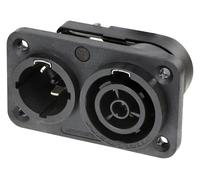 NEUTRIK - PowerCon, Panel Mount, Inlet/Outlet, 20A 250V AC