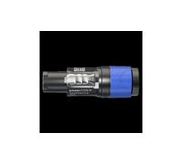 NEUTRIK Wtyk zasilający powerCON 20A 230V 2P+Z niebiesko-czarny na kabel 6,0 do