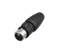 Neutrik X-TOP Series Heavy-Duty XLR Connector 5-Pin Black NC5FX1-TOP-14