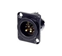 Neutrik XLR Connector 10 Pins Black Sleeve Plug 1pc NC10MD-LX-B-CON
