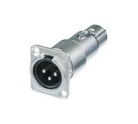Neutrik NA3MDF XLR Male to Female Adaptor (Feed Through)