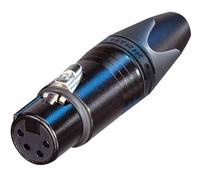 NEUTRIK - XLR Socket, 4 Pole, Black