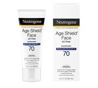 Neutrogena Age Shield Anti-Oxidant Face Lotion Sunscreen, Broad Spectrum Spf 70, Oil-Free Sunscreen, Travel Size 3 Fl. Oz. (Pack of 2)