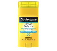 Neutrogena Beach Defense Sunscreen Stick with Broad Spectrum SPF 50+, Lightweight Water-Resistant Sunscreen with Oil-Free & PABA-F