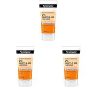 Neutrogena Blackhead Eliminating Face Scrub (3x 150ml), Gentle Face Care with 2