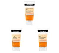 Neutrogena Blackhead Eliminating Face Scrub (3x 150ml), Gentle Face Care with 2% Salicylic Acid, Oil-Free Exfoliator to Help Reduce Blackheads from Day 1, Suitable for Blackhead-Prone Skin