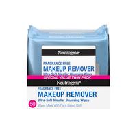 Neutrogena Cleansing Fragrance Free Makeup Remover Facial Wipes, 25 Count, 2 Packs