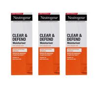 Neutrogena Clear and Defend Moisturiser 50 ML - Pack of 3