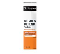 Neutrogena Clear and Defend SOS Gel (15ml), Oil-Free Face Gel for Spot-Prone Skin, with Purifying 0.5% Salicylic Acid to Help Reduce the Appearance of Spots