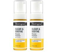 Neutrogena Clear and Soothe Mousse Cleanser, 150 ml (Pack of 2)