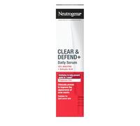 Neutrogena Clear & Defend+ Daily Serum (1x 30ml), Refining and Clearing Face Serum with Salicylic Acid, AHA/PHA, Daily-Use Oil-Free, Suitable for Spot-Prone Skin to Help Defend Against Breakouts