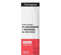 Neutrogena Clear & Defend+ Gel Moisturiser (1 x 50ml), Fast-Absorbing Face Mois