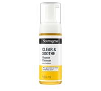 Neutrogena Clear & Soothe Mousse Cleanser with Turmeric 150ml Pump