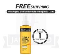 Neutrogena Clear & Soothe Toning Mist 125ml Turmeric Calm Acne Skin