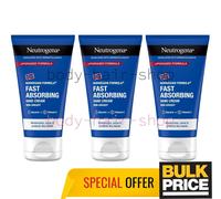 Neutrogena Fast Absorbing Hand Cream Repair Cracked Skin Norwegian Formula 3-Pcs