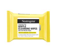 Neutrogena Gentle Facial Cleansing Wipes Ultra-Soft Micellar Cleansing Wipes for Effortless Cleansing Made Gentle Fragrance Free Face Wipes for