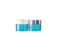 Neutrogena Hydro Boost Day and Night Hydration Regime Set for Dry Skin, Water Gel Moisturiser and Sleeping Cream, Purified With Hyaluronic Acid,