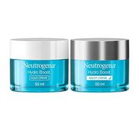 Neutrogena Hydro Boost Skincare Set with Aqua Cream & Night Cream (50 ml Each), Fragrance-Free Face Care for Dry Skin, with Pure Hyaluronic Acid for Intensive Moisture