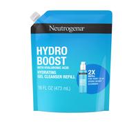 Neutrogena Hydro Boost Lightweight Hydrating Facial Cleansing Gel Gentle Face Wash & Makeup Remover with Hyaluronic Acid Hypoallergenic & Non C