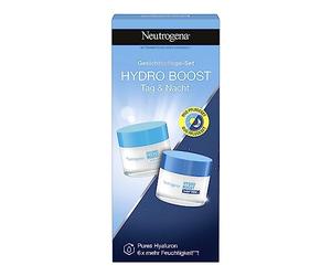Neutrogena Hydro Boost Skincare Set with Aqua Cream & Night Cream (50 ml Each), Fragrance-Free Face Care for Dry Skin, with Pure Hyaluronic Acid for Intensive Moisture