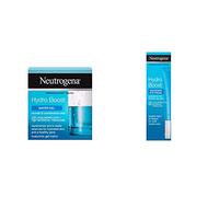 Neutrogena Hydro Boost Water Gel Moisturiser with Hyaluronic Acid & Trehalose - For dry skin - 50 ml & Hydro Boost Eye Awakening Gel-Cream, 15ml
