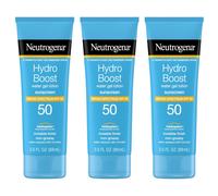 Neutrogena Hydro Boost Water Gel Moisturizing Sunscreen Lotion Broad Spectrum Sunblock SPF 50 Water Resistant Travel Size Sunscreen For Sensiti