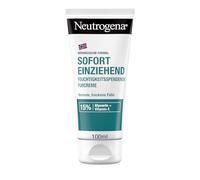 Neutrogena Immediately Absorbing Foot Cream, Moisturising Foot Care Cream with 15% Glycerine + Vitamin E, Norwegian Formula Moisturising Cream for Normal and Dry Feet 100 ml
