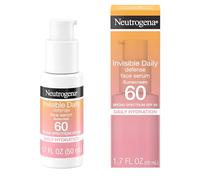 Neutrogena Invisible Daily Defense Face Serum with Broad Spectrum SPF 60+ to Help Even Skin Tone, Oil-Free, Non-Greasy, Antioxidant Complex for Environmental Aggressors, 1.7 fl. oz