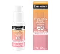 Neutrogena Invisible Daily Defense Face Serum with Broad Spectrum SPF 60+ to Help Even Skin Tone, Oil-Free, Non-Greasy, Antioxidant Complex for Environmental Aggressors, 1.7 fl. oz